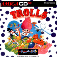 Trolls PAL Amiga CD32 PAL box art